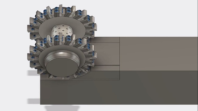 Straddle milling